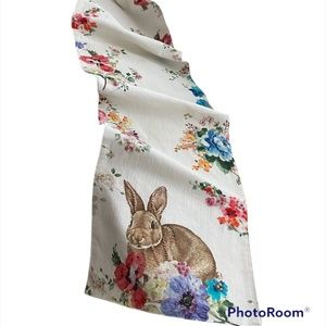 Hip Hop Away - Beautiful Easter Rabbit Table Runner 16x80